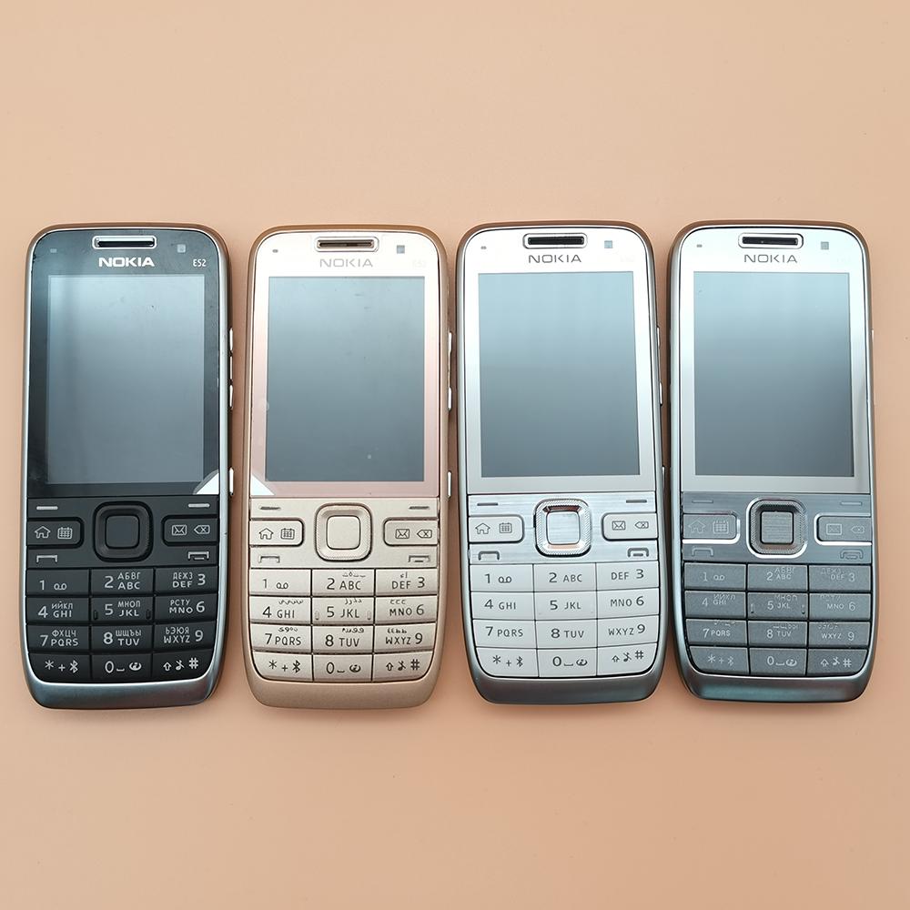 Восстановленный оригинальный мобильный телефон Nokia E52 с 1 SIM-картой