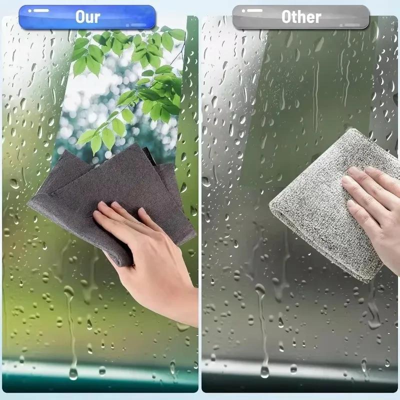 1/10 шт. утолщенные волшебные салфетки для уборки многоразовые тряпки из микрофибры для мытья окон автомобиля полотенце для протирания кухонных инструментов оптом