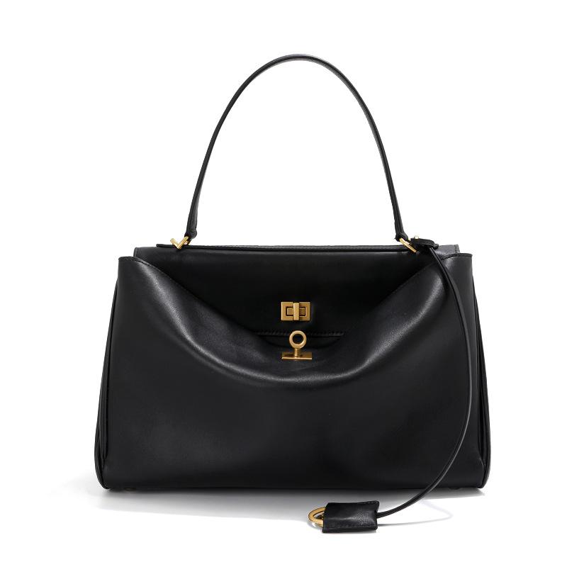 Подарочная коробка, первый слой коровья кожа Родео Сумка-тоут, ручная сумка, сумка через плечо под мышку, большая вместимость, продвинутый вариант для поездок на работу.