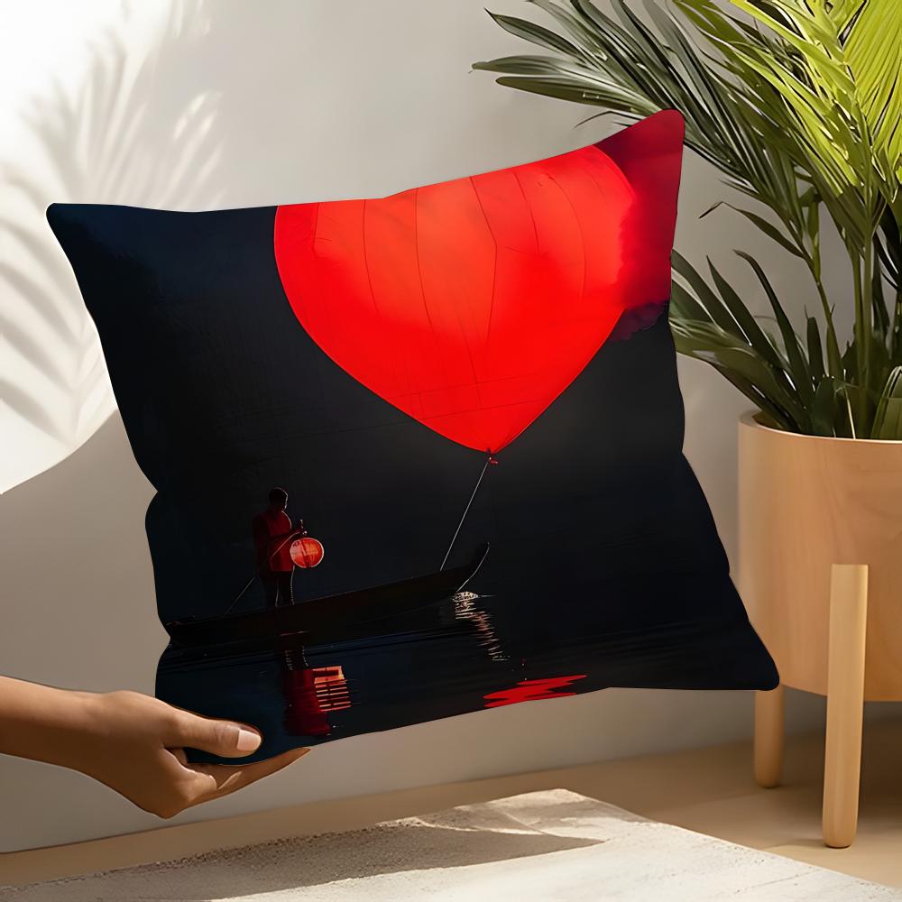 Creative Heart Stealing Theme Pillow Case Home Living Room Decoration Linen Pillow Cases Cushion Cover