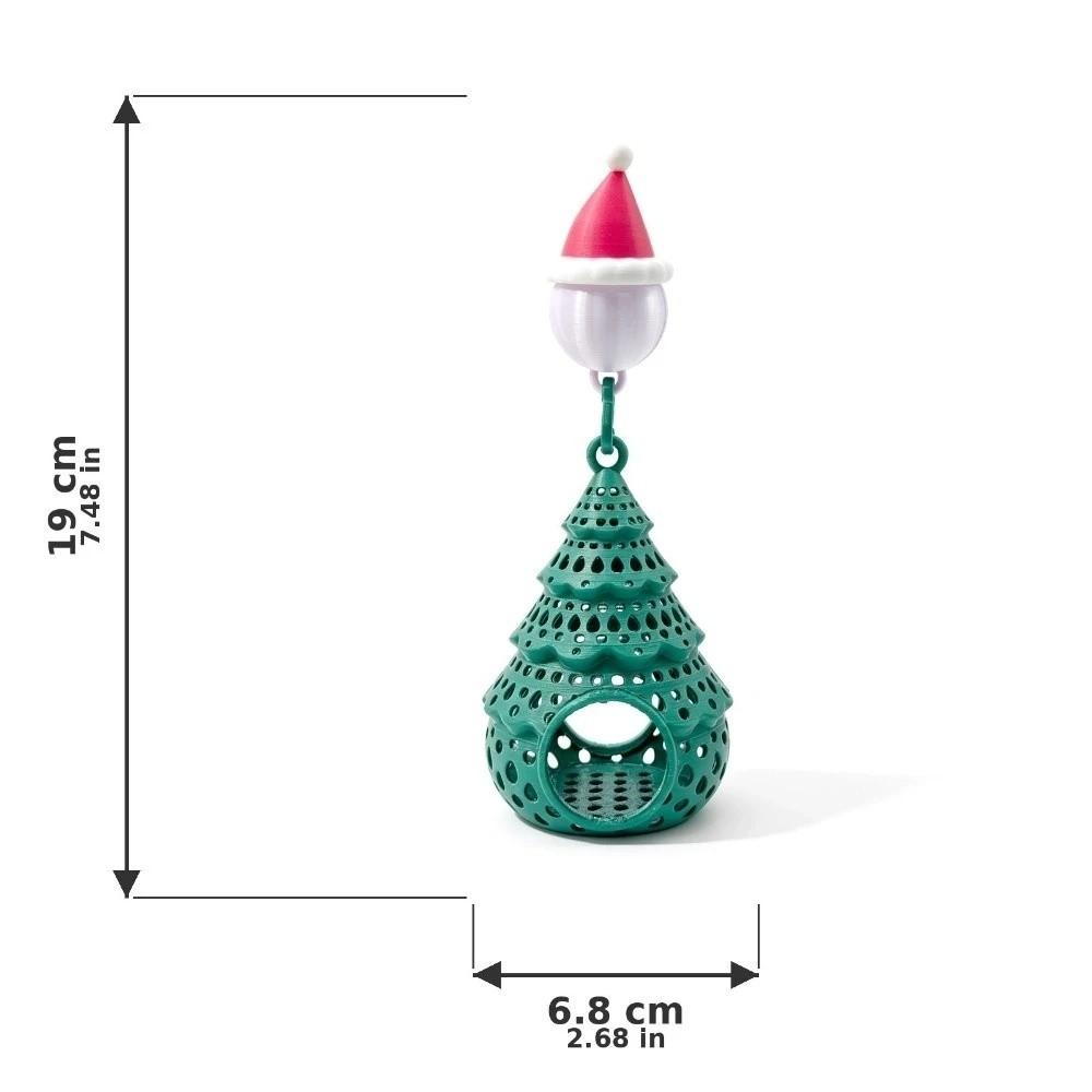 Plastic Christmas Tree Shrimp Resting Spot 3D Printed Hammock Feeding Ring Betta Fish