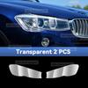 For BMW X4 F26 2014-2018 TPU Headlight Anti-Scratch Smoke Black Transparent Modification Color Changing Protective Film