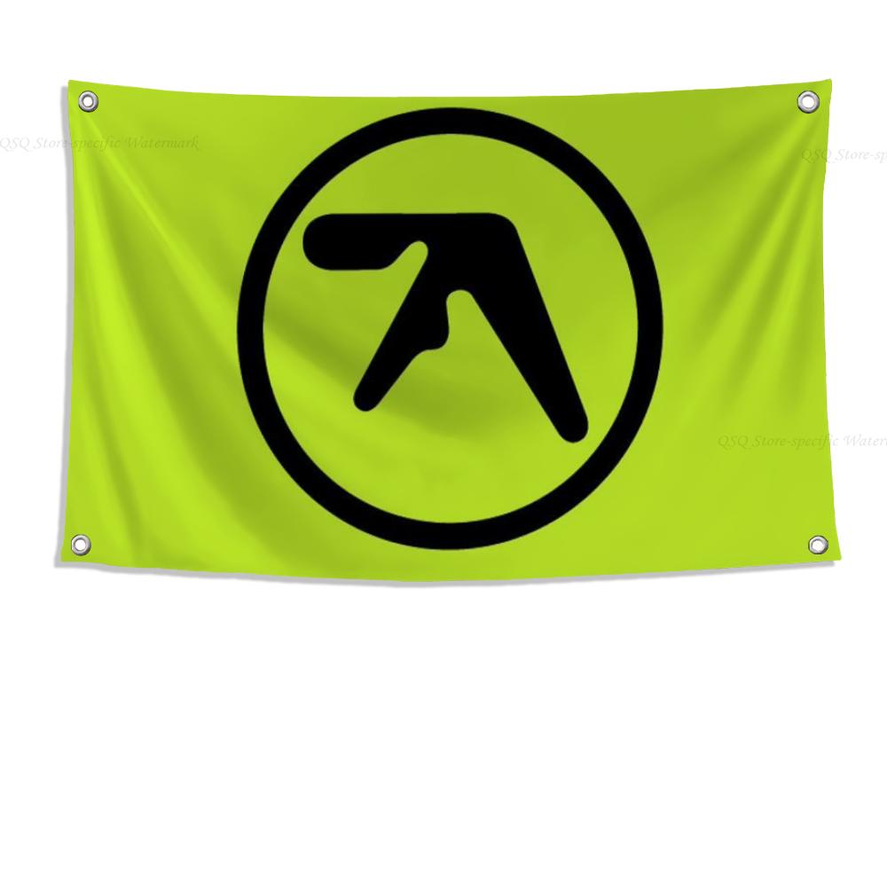 1 шт. Флаг Aphex Twin Richard D James Флаги и Баннеры Четырехдырочный Флаг Полиэстер Декор для улицы Эстетика комнаты
