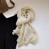 Cotton and Linen Scarf, Solid Color Beard Antique Shawl, Scarf, Desert Dubai Abu Dhabi Headscarf