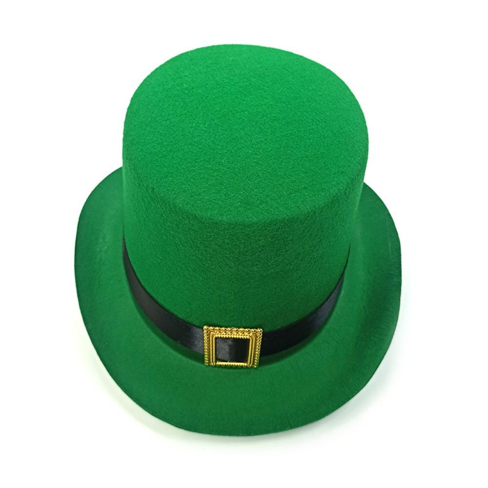 Black Ribbon Leprechaun Hat Unisex St. Patrick's Day Costume St. Patrick's Day Green Hat  Women