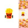 Creative French Fries Burger Design Children Inertia Toy Car For Toddlers And Preschoolers