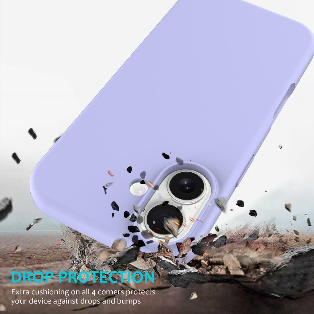 Противоударный чехол из жидкого силикона для IPhone 17 Air 16 15 14 13 12 Pro Max 16Pro Защитный бампер для камеры