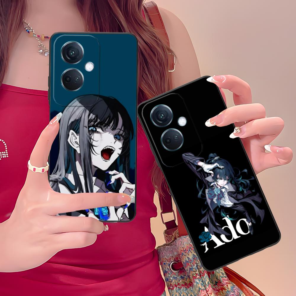 Ado Rose Anime Mobile Phone Case for OPPO Reno 14 13 12 11 10 9 8 7 6 5 F T Pro 5G Colorful Printing Cover Pretty Luxury