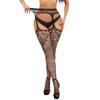 Европейское и американское сексуальное нижнее белье со стразами, чулки с подвязками, жаккардовые колготки в сетку (7501)