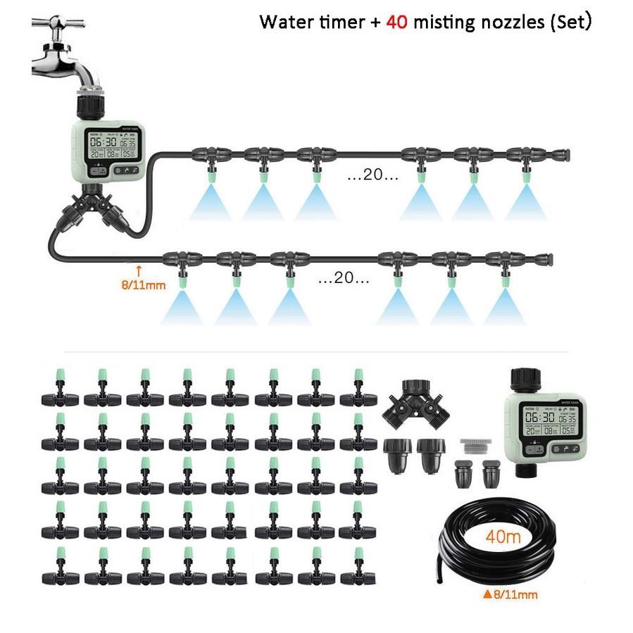 Интеллектуальная автоматическая система полива Садовая система полива балкона Растение Дождеватель Таймер воды