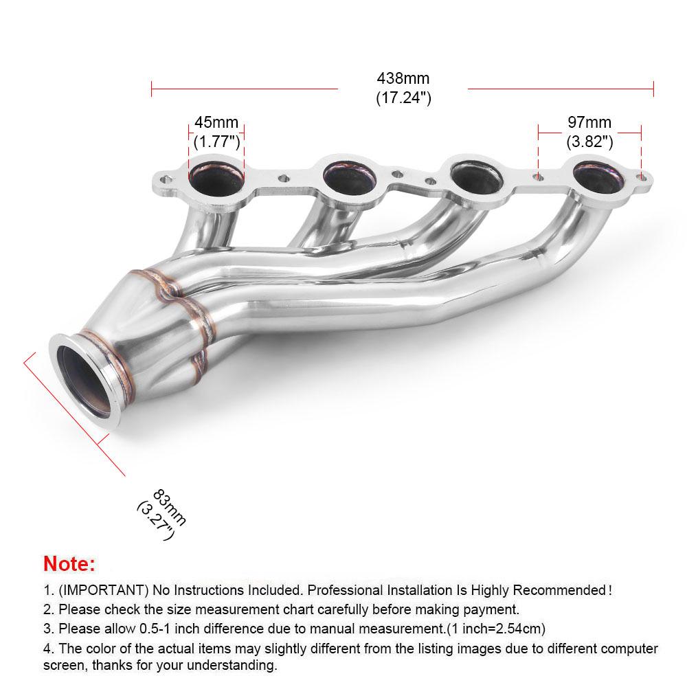 Stainless Steel Exhaust Adapter for Chevrolet C-10 LS1/LS2 GMC Truck