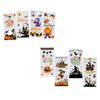 Halloween Cellophanes Treating Bags, Plastic Goodie Candy Bag Goodys Snack Sweet Bags With Twists Ties For Halloween Party Favors Supply