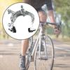 Durable Road Bike Brake Caliper C Shape Side Pull Long Arm Enhanced Performance