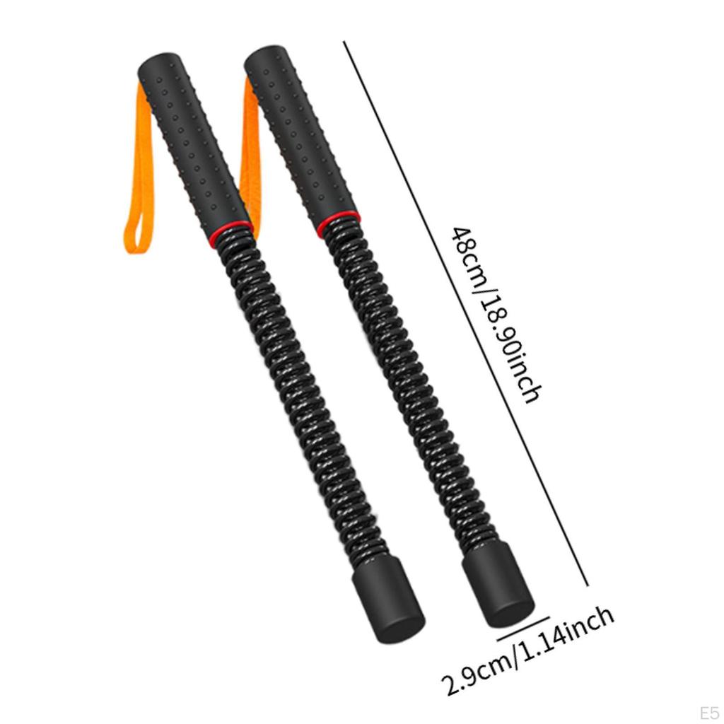 2 шт. Боевые канаты Бар Фитнес Практика Пружинная сталь Тренировочные упражнения для силы