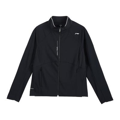 Однотонная спортивная куртка с логотипом бренда, воротником-стойкой, женские куртки AFDVA56-3