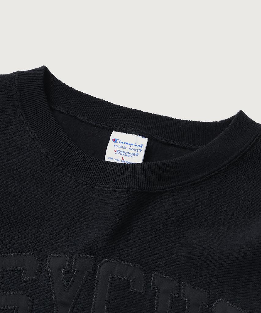 CHAMPION X Undercover Reverse Weave Psycho Sweatshirt Black