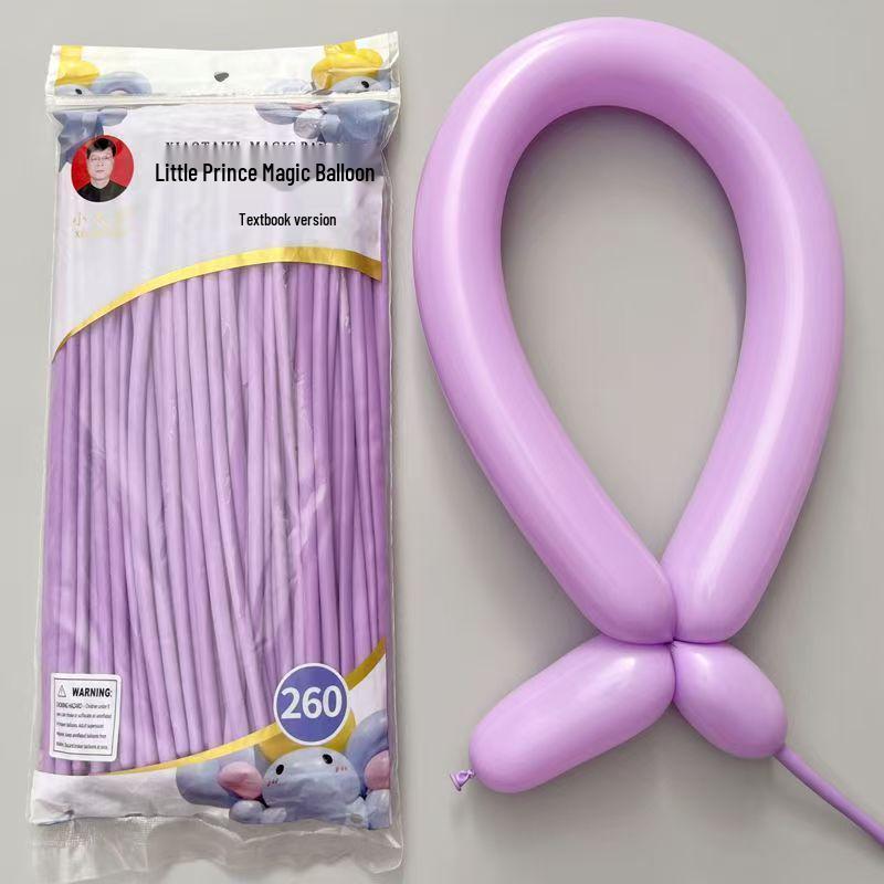 260 Нетоксичных Длинных Воздушных Шаров Макарон для Детей - Магический Клоун Моделирование