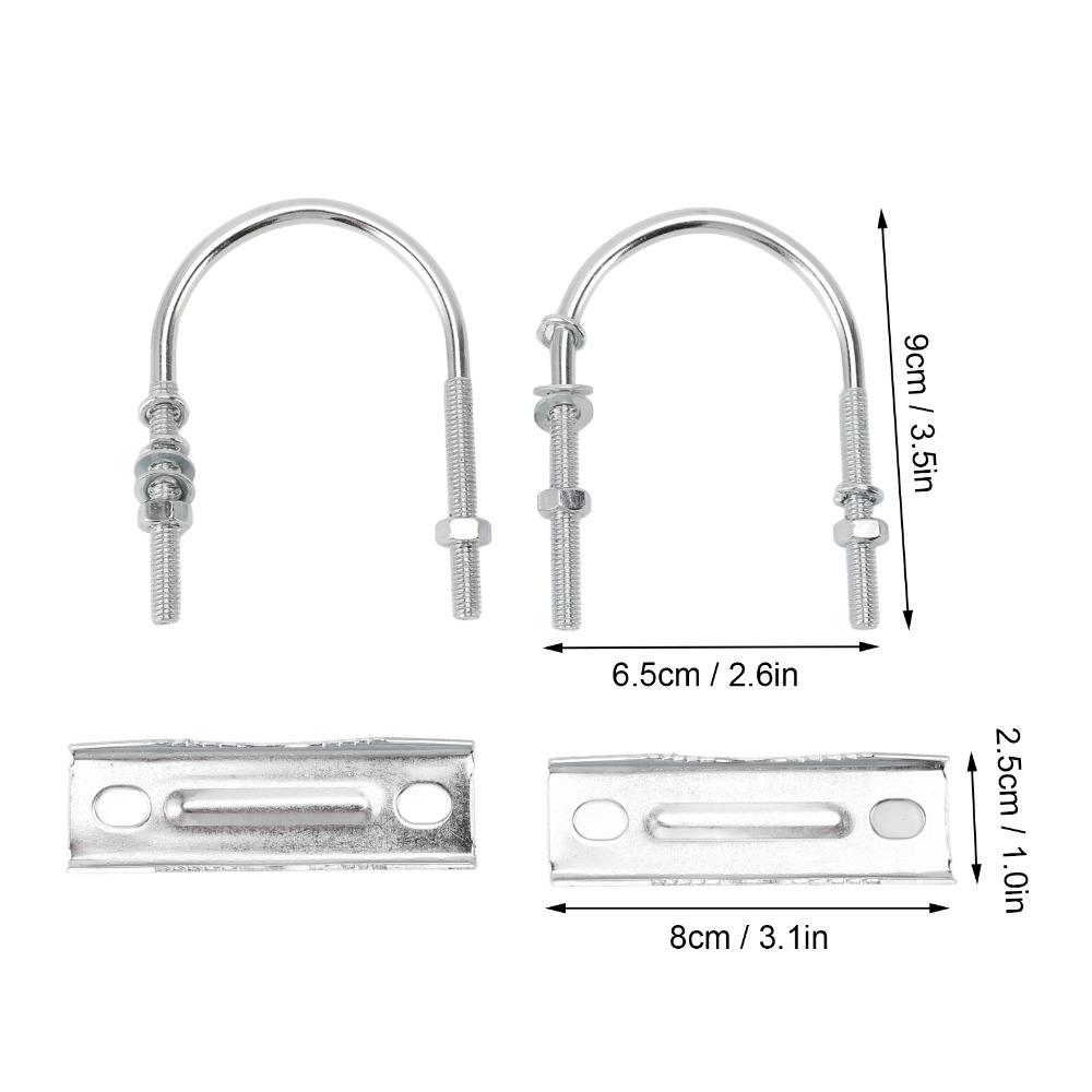 Easy Installation U Bolts Heavy Mast to Mast Mount Bracket Antenna Mast Clamp Kit  Network Bridge