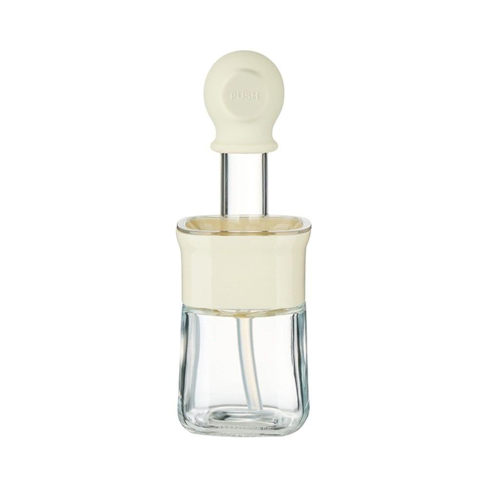 230ml Oil Bottle Silicone Basting Brush Oil Pot Dust-proof 2 in 1 Oil Dispenser Brush  Kitchen