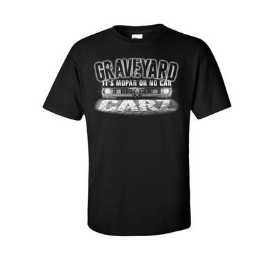 Футболка Graveyard Carz Черная с логотипом Mopar or No Car Headlights, размер M