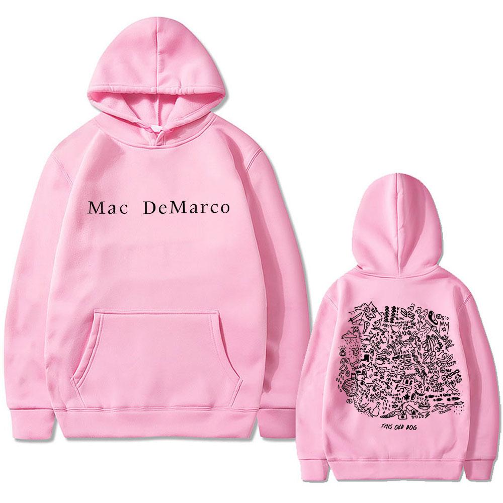 Singer Mac Demarco This Old Dog Album Double Sided Print Hoodie Unisex Fashion Oversized Hoodies Male Fleece Hoody Sweatshirt