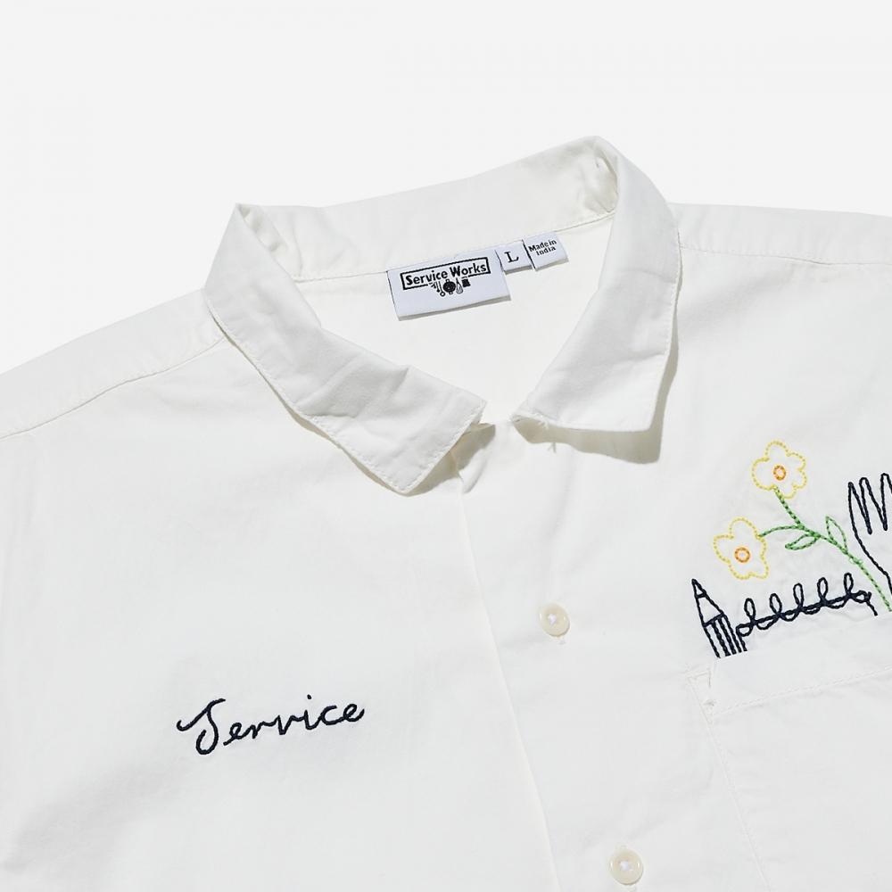 Service WorkS Lt Twill NeceSSities SS Shirt Sw016 Offwht