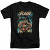 26 The Flash Electric Chair T Shirt Licensed Comic Book Tee Black Unisex T-Shirt