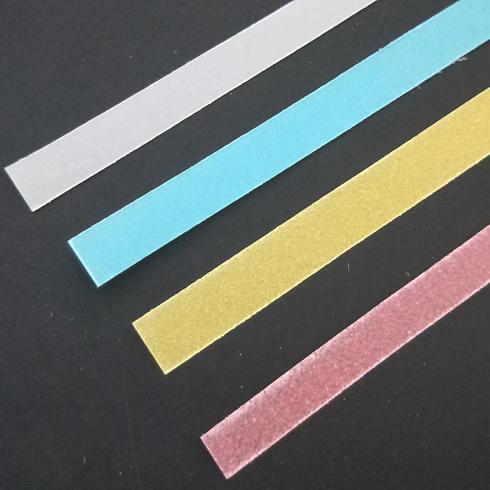 40pcs Dental Polyester Polishing Stick Strip with Single Side polishing Polystrips Whitening Materials  4mm width