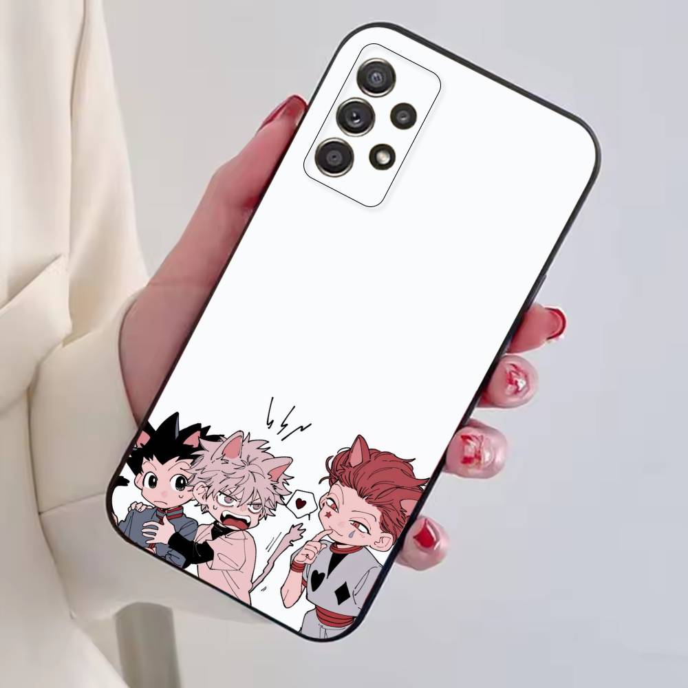 H-Hunter X Hunter Anime Phone Case For Samsung S25,S24,S21,S22,S23,S30,Ultra,S20,Plus,Fe,Soft Silicone Black Cover