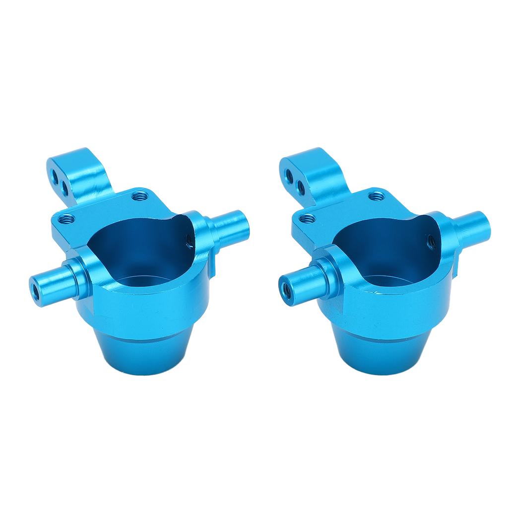 2 шт. Передняя поворотная цапфа, обработка на станке с ЧПУ, съемная, из алюминиевого сплава, поворотная цапфа для радиоуправляемой машины
