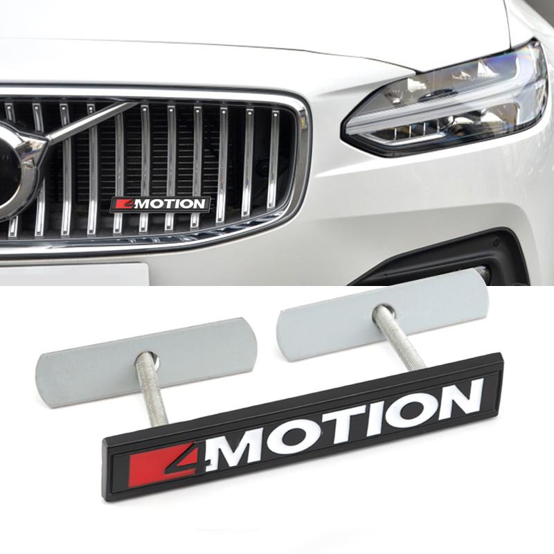 4 Motion Logo Car Stickers Emblem Badge Decals Front Hood Grille for Volkswagen SUV VW Multivan Tiguan Highline 4motion Touareg zd2