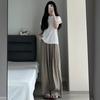 Casual Pants Women's Summer New High-waisted Loose Straight Wide-leg Pants
