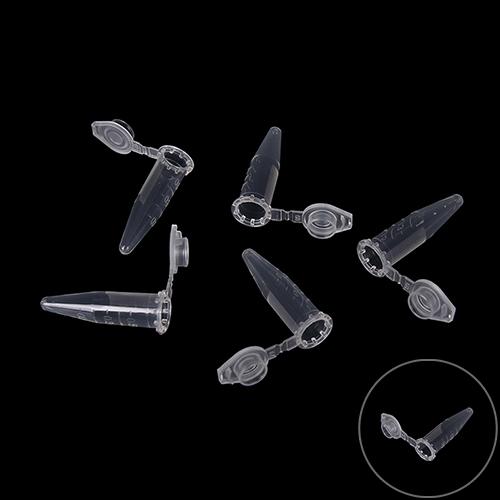 50X0.5Ml лабораторная прозрачная микропластиковая пробирка для центрифуги с защелкивающейся крышкой, контейнер Ab,