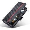 LC.IMEEKE For Samsung Galaxy Z Fold6 5G Case Carbon Fiber Texture Magnetic Closure Phone Cover