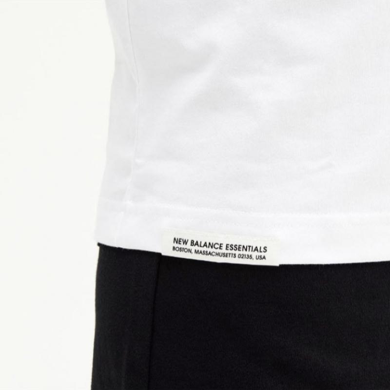 New Balance Футболка Kqj Nbnee21013 10 Common Essential с коротким рукавом и маленьким логотипом Stan
