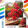 Набор для цифровой живописи маслом ручная работа DIY painting украшение дома картина красные цветы бугенвиллии настольный пейзаж настенное искусство
