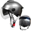 Anti-fog Dual Lens Electric Car Helmet for Men and Women All Seasons Universal Half Helmet