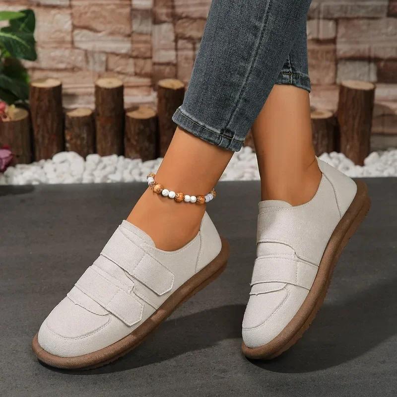 Fashion Women's Shoes 2024 High Quality Basic Women's Flats Fashion Sewing Daily Flats Women Hot Sale Round Toe Light Casual Flat Shoes