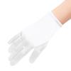 White Children's Wedding Gloves Glossy Satin Etiquette Dress Gloves Creative Dance Gloves  Holiday