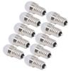 10pcs E14 Bulbs Energy Saving Warm White Light LED Small Bulbs for Ceiling Lamp Wall Lamp 500lm