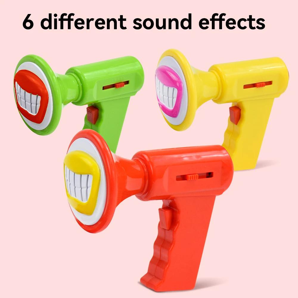 Mini Children's Voice Changing Toy With 6 Sound Effects, Role-Playing Voice Speaker Children's Handheld Amplifier Parody Kid Toy