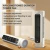 Desktop Tower Fans Circulation Air Conditioner 20dB Quiet Floor Fan,USB Rechargeable 3 Gears Wind Speed,Wide Angle Air Supply