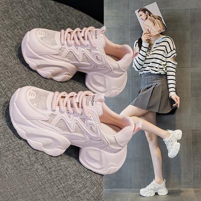 Нескользящие туфли для папы, женские противоударные сетчатые дышащие универсальные спортивные легкие повседневные туфли