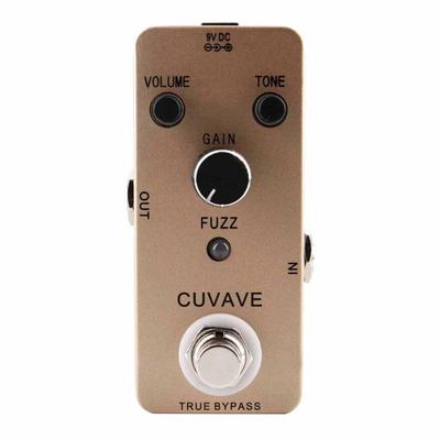 Cuvave Fuzz Педаль гитарного эффекта TRUE Bypass Винтажный Олдскульный Тон Стомпбокс
