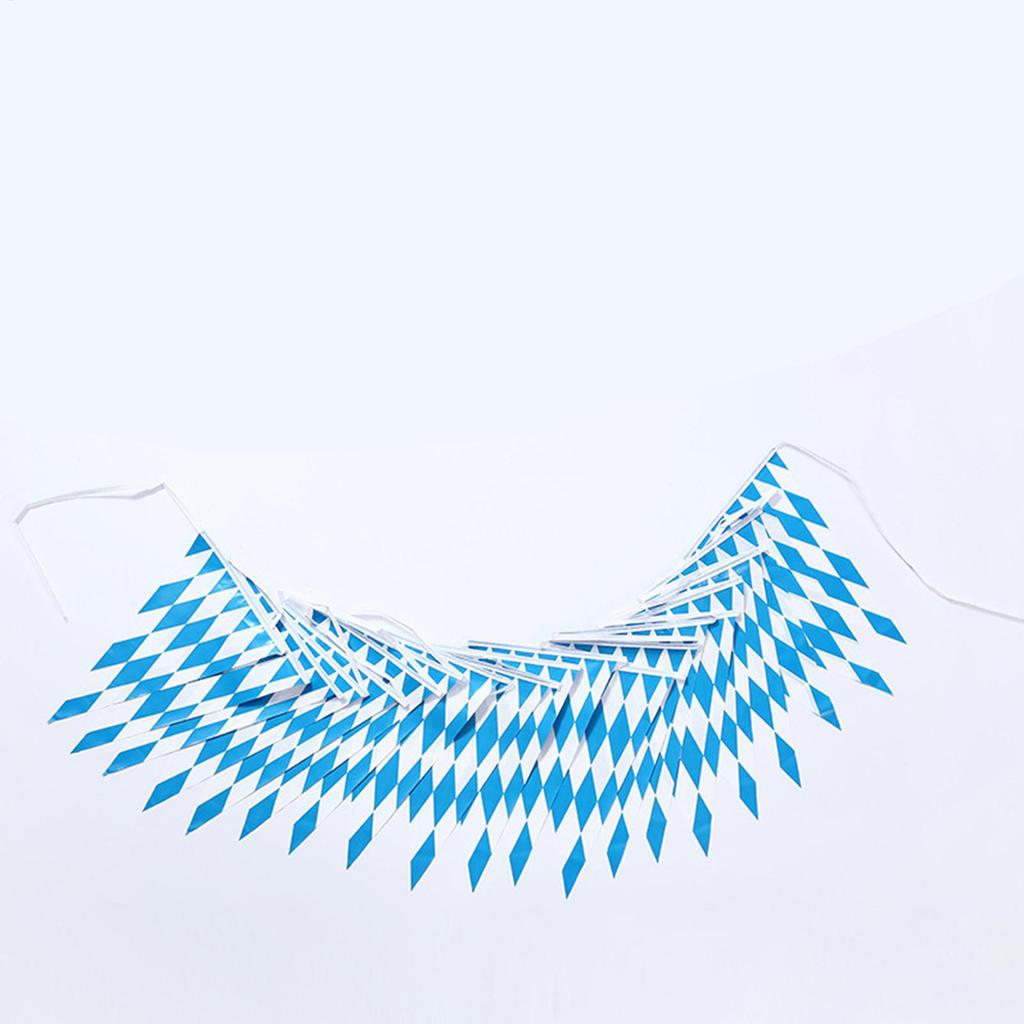 Pennant Banner Flags String Flags Decor 20 Pieces Themed Decoration Holiday Party Banner for Oktoberfest Bunting Home Classroom