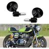 Кастомные мотоциклетные CNC зеркала заднего вида на руль, 3" круглые, 7/8" 22 мм, совместимые с Honda Yamaha Suzuki Kawasaki Aprilia Derbi Ducati