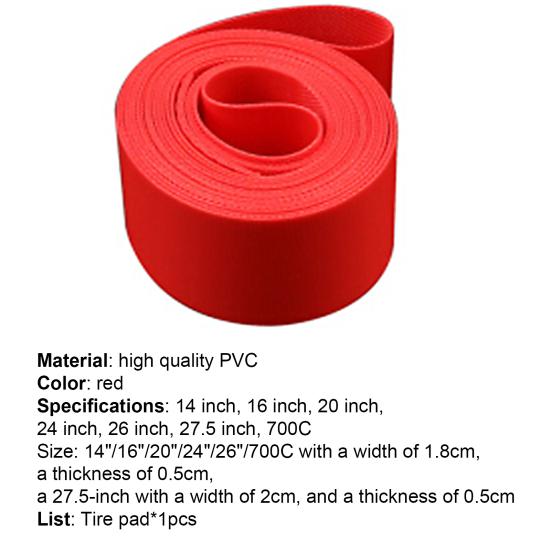 20-26 дюймов/700C Защитная лента для велосипедной шины от проколов, Взрывозащитная подкладка для шины, Ободная лента для улицы