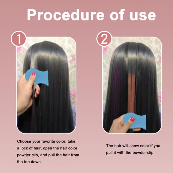 1/8 шт 8 цветов временный мел для волос стираемый одноразовый краска для волос прессованный порошок одинарный