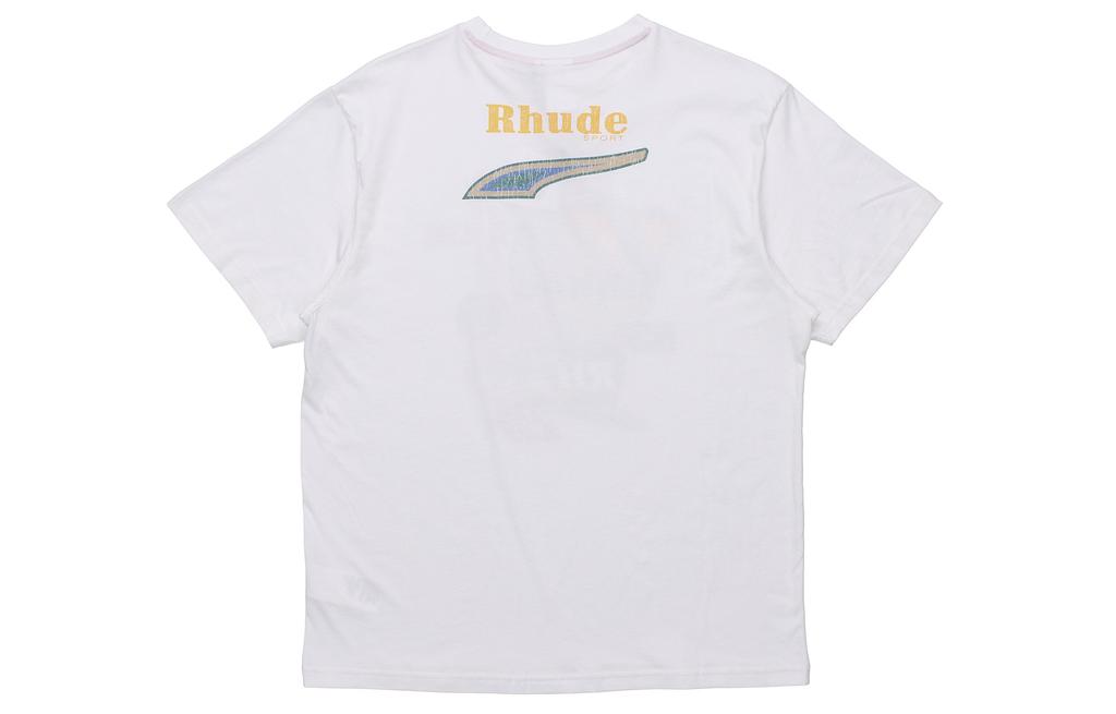 Puma X RHUDE Футболки Унисекс С Круглым Вырезом Умеренный Прямой Крой 596757-02