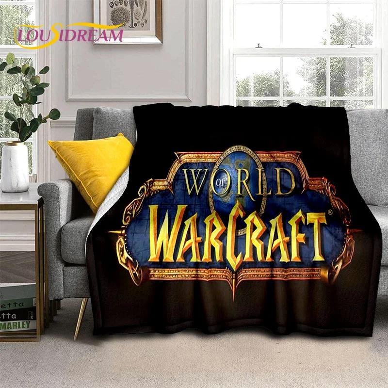 3D Игровое одеяло World of Warcraft WOW Король-лич DH, Мягкое плед для дома, спальни, кровати, дивана, пикника, путешествий, офиса, Покрытие для детей